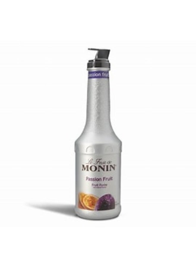 Monin Passion Fruit Mix Purée 1L – Exotic Tropical Flavor for Cocktails, Desserts & Smoothies - Image 1